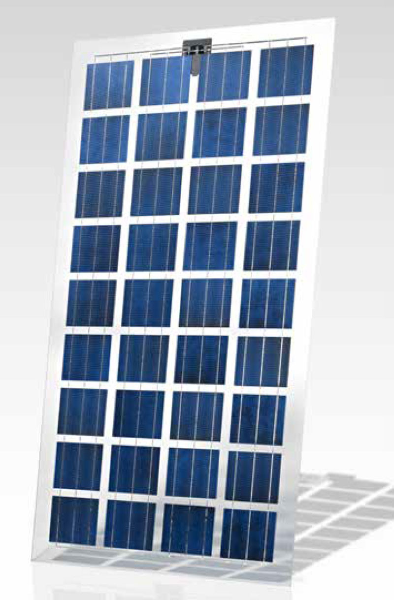 Pannello fotovoltaico in vetro