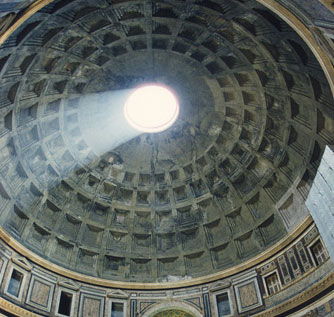 La cupola del Pantheon, Roma